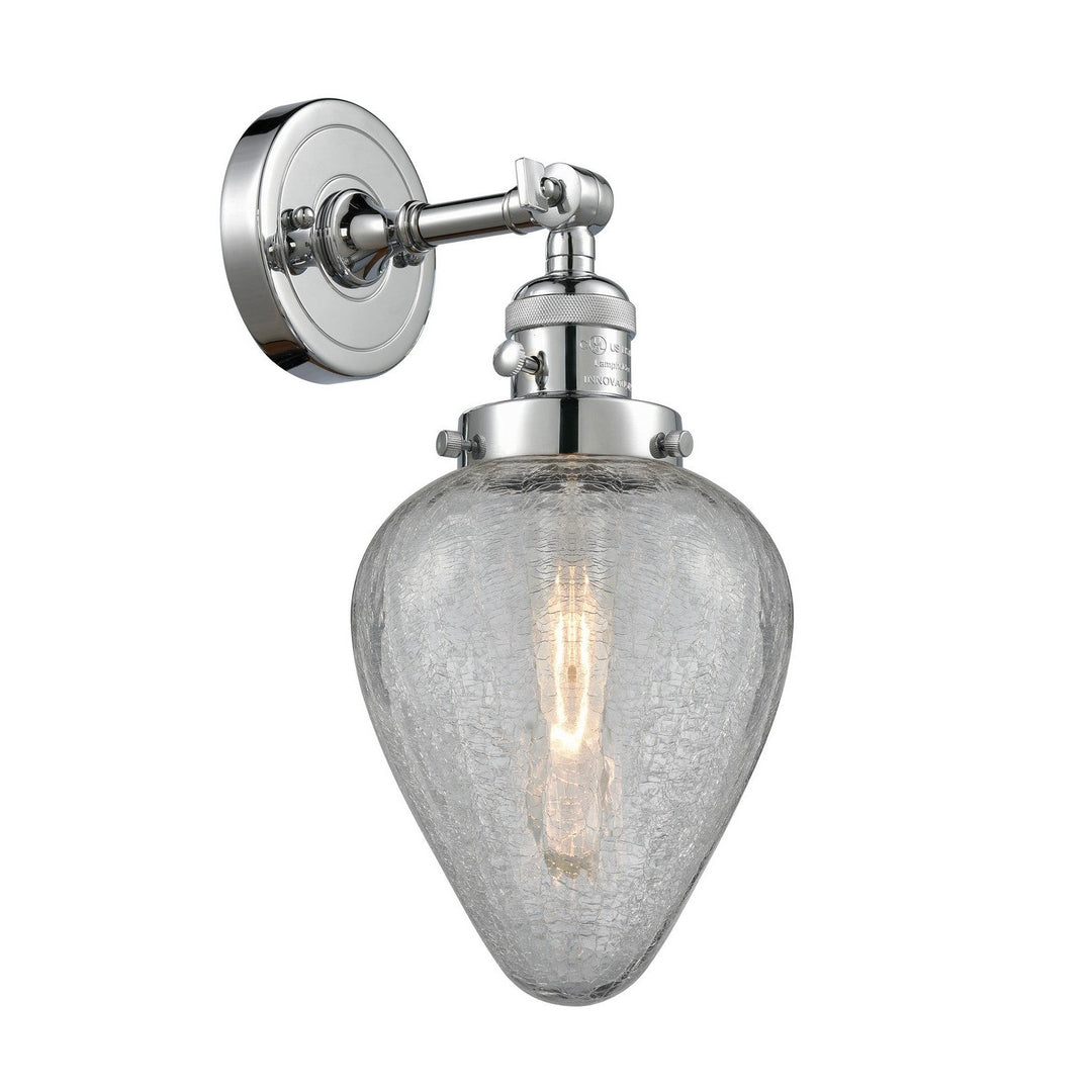 Innovations Franklin Restoration 203SW-PC-G165-LED Wall Sconce Light - Polished Chrome