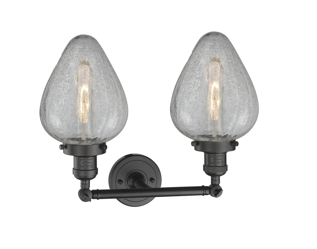 Innovations Franklin Restoration 208-OB-G165-LED Bath Vanity Light 17 in. wide - Oil Rubbed Bronze