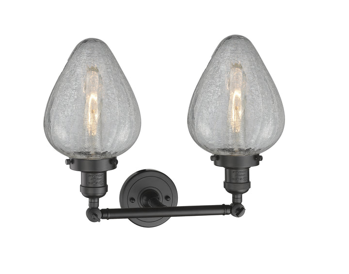 Innovations Franklin Restoration 208-OB-G165-LED Bath Vanity Light 17 in. wide - Oil Rubbed Bronze