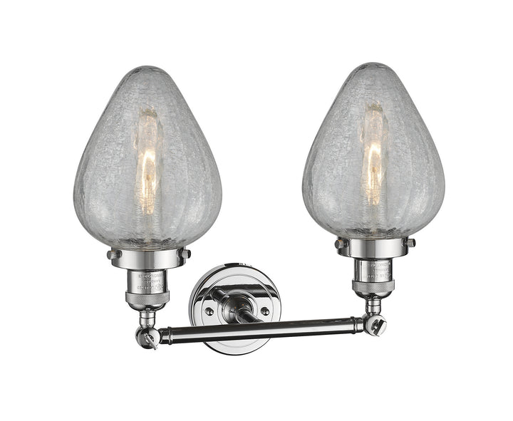 Innovations Franklin Restoration 208-PC-G165-LED Bath Vanity Light 17 in. wide - Polished Chrome