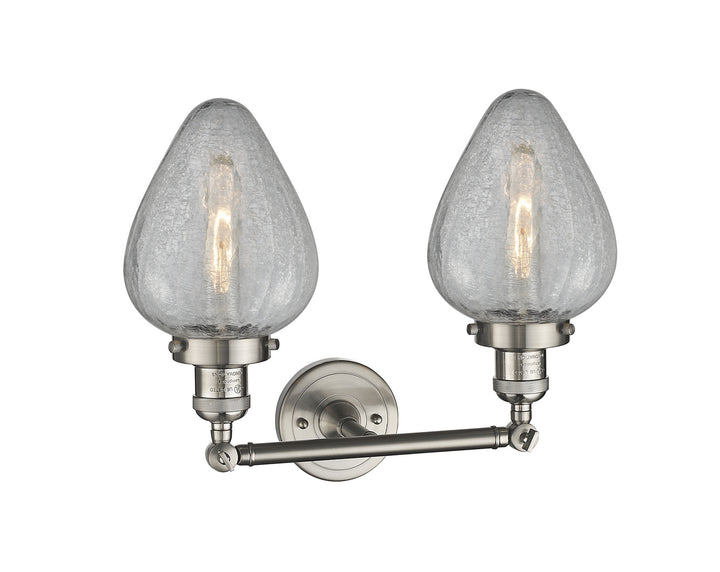 Innovations Franklin Restoration 208-SN-G165-LED Bath Vanity Light 17 in. wide - Brushed Satin Nickel