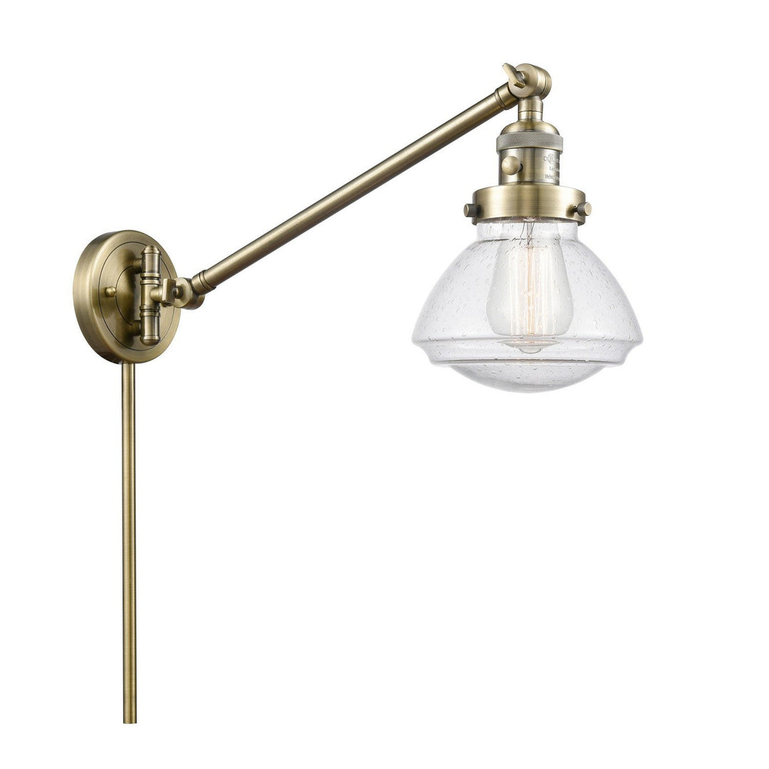 Innovations Franklin Restoration 237-AB-G324-LED Wall Light - Antique Brass