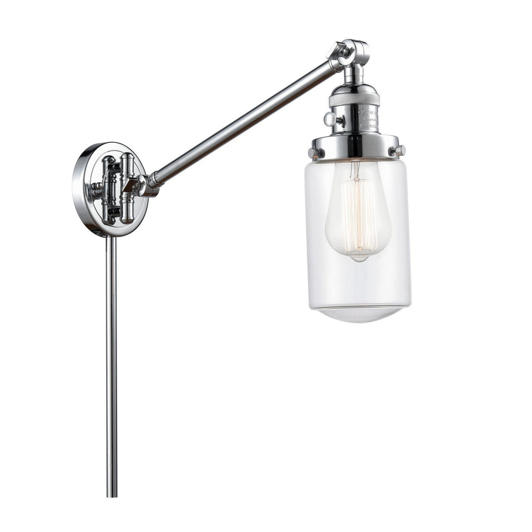 Innovations Franklin Restoration 237-PC-G312-LED Wall Light - Polished Chrome