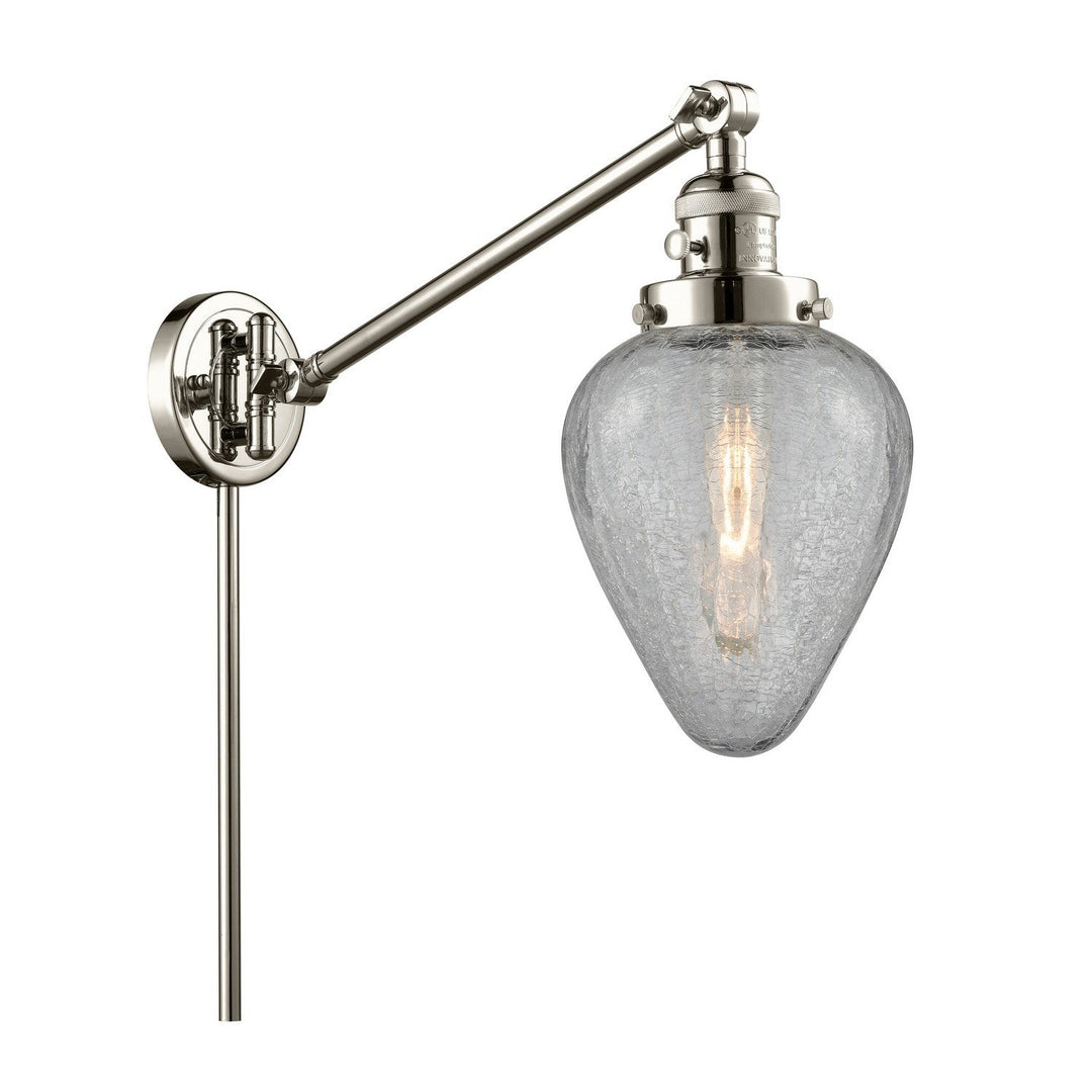 Innovations Franklin Restoration 237-PN-G165-LED Wall Light - Polished Nickel