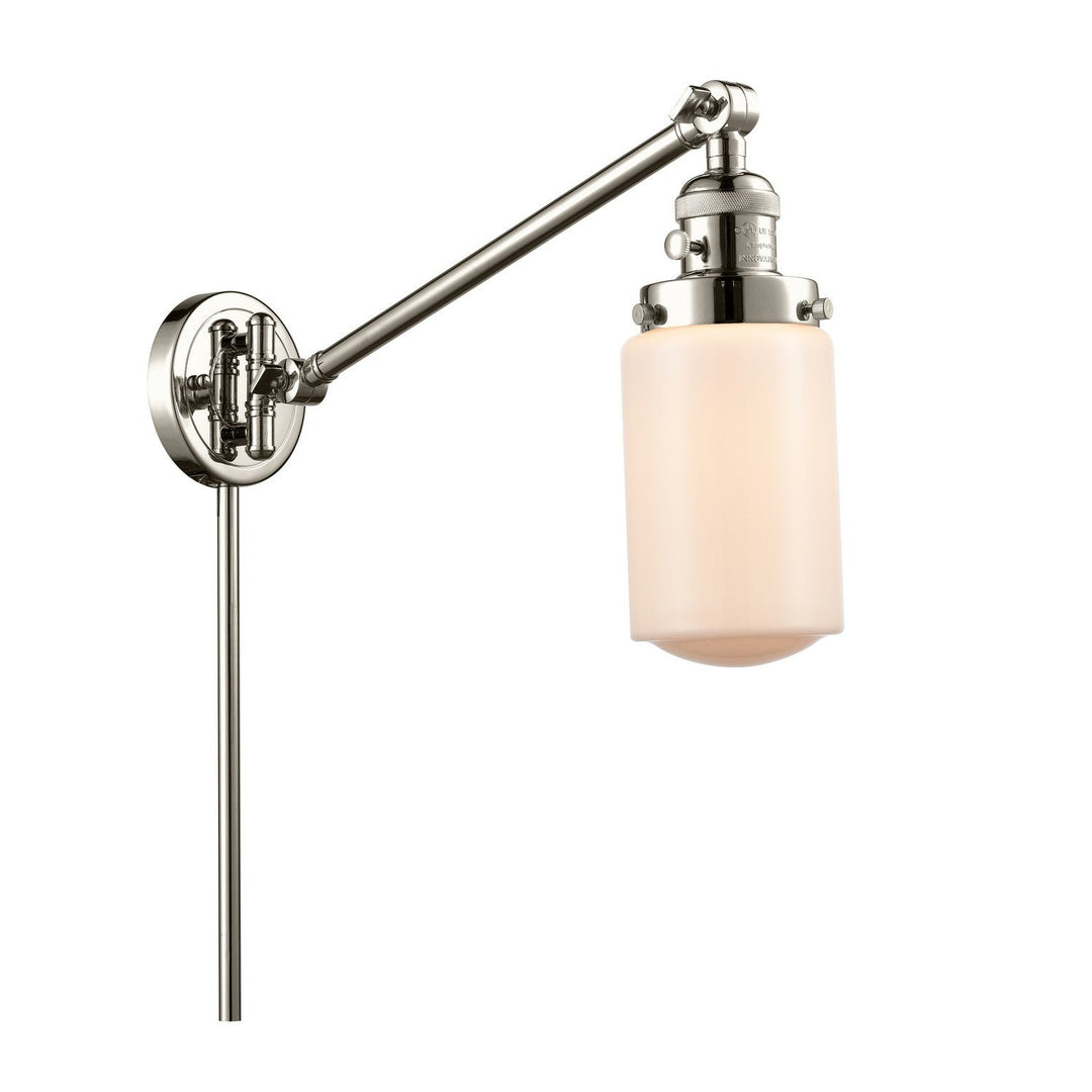 Innovations Franklin Restoration 237-PN-G311-LED Wall Light - Polished Nickel