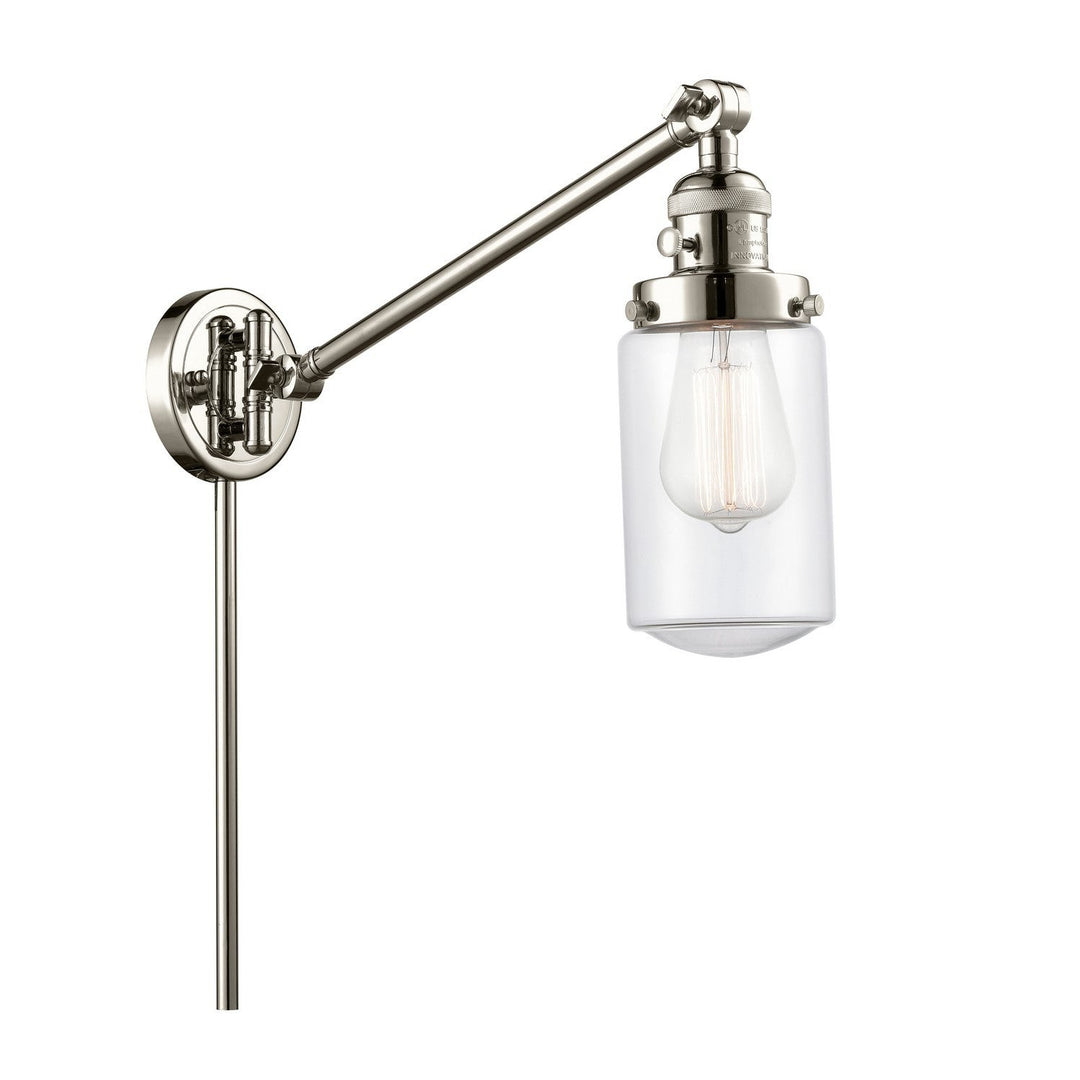 Innovations Franklin Restoration 237-PN-G312-LED Wall Light - Polished Nickel
