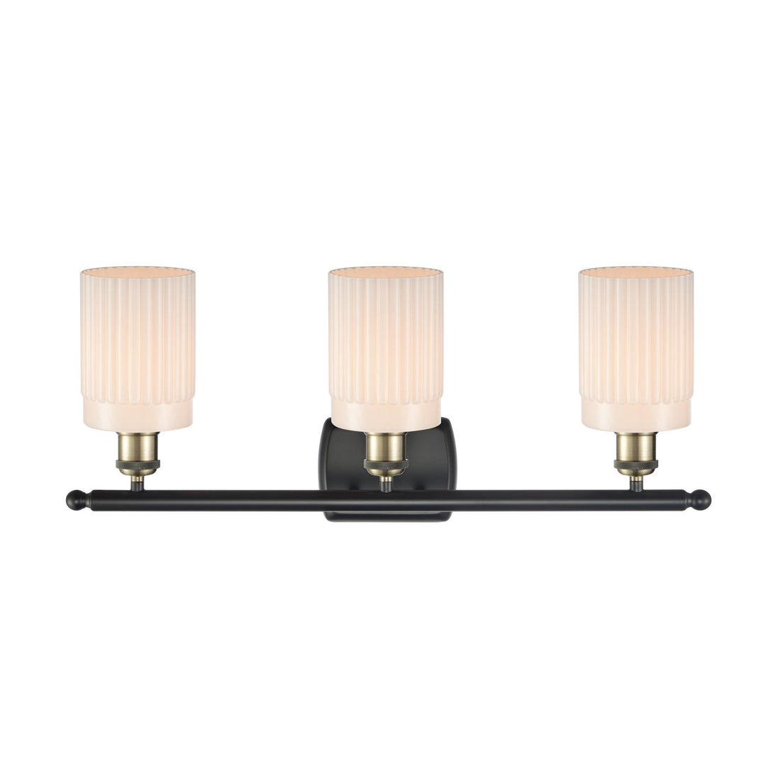 Innovations Ballston 516-3W-BAB-G341-LED Bath Vanity Light 26 in. wide - Black Antique Brass