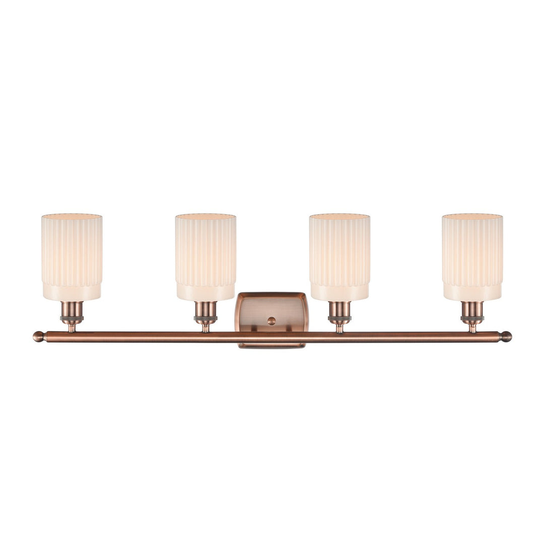 Innovations Ballston 516-4W-AC-G341-LED Bath Vanity Light 36 in. wide - Antique Copper