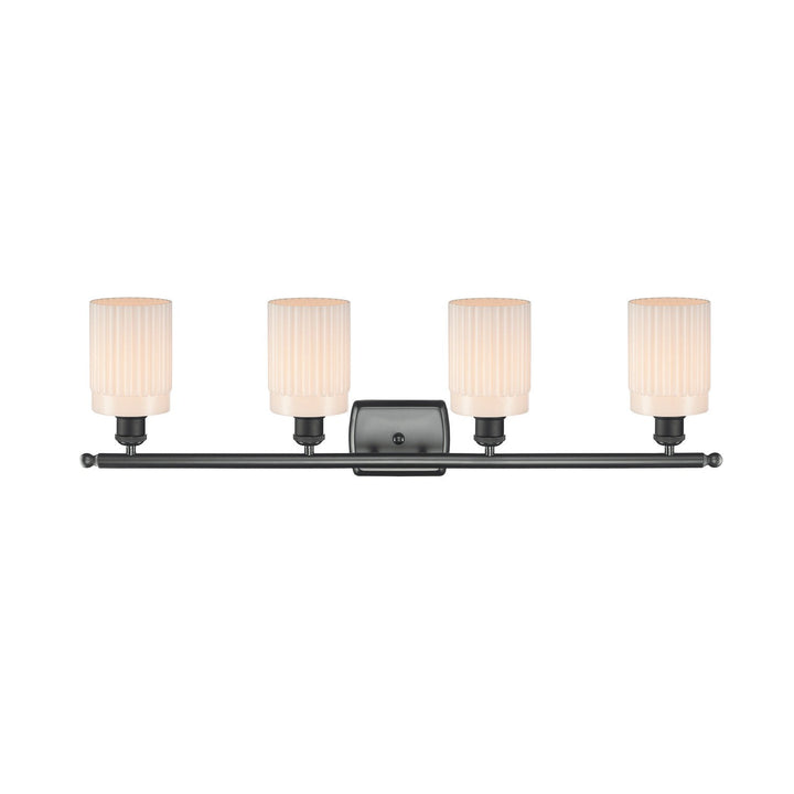 Innovations Ballston 516-4W-BK-G341-LED Bath Vanity Light 36 in. wide - Matte Black