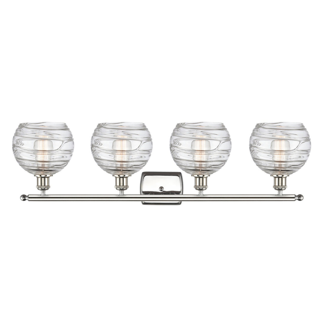Innovations Ballston 516-4W-PN-G1213-8-LED Bath Vanity Light 36 in. wide - Polished Nickel