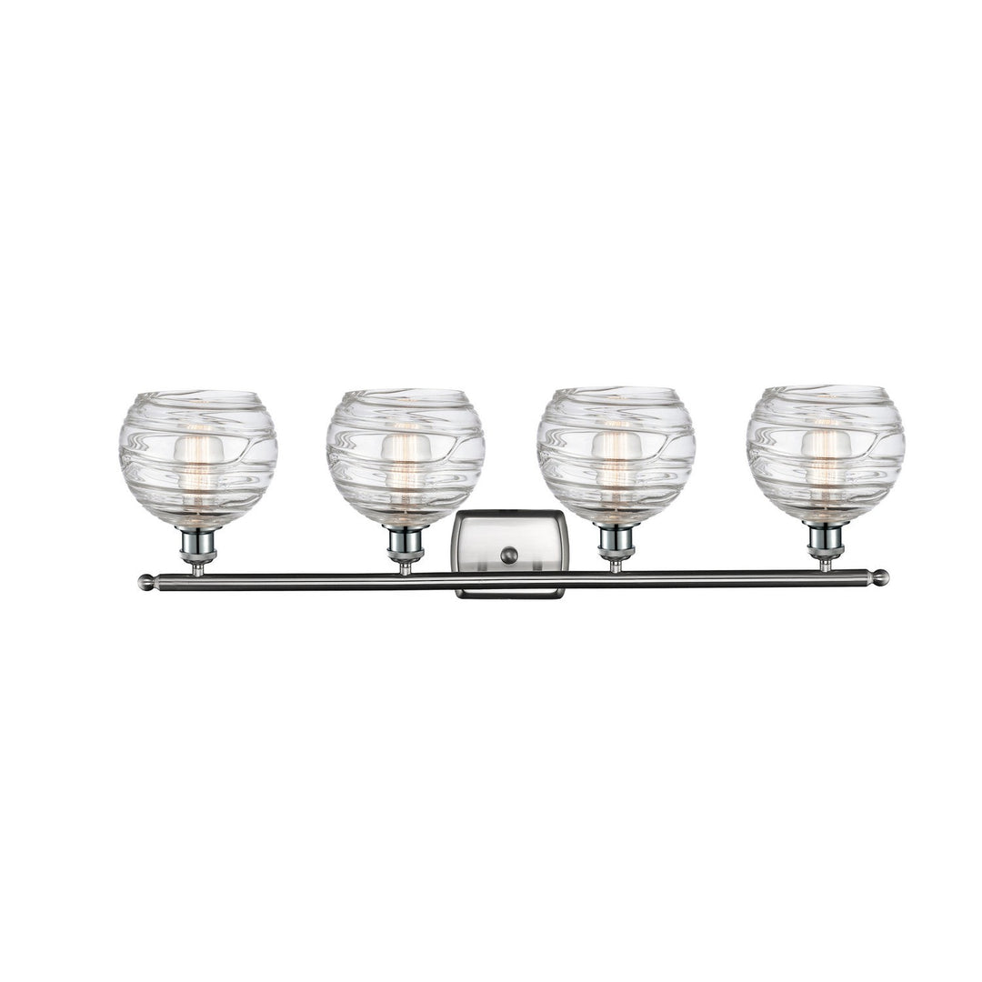 Innovations Ballston 516-4W-SN-G1213-8-LED Bath Vanity Light 36 in. wide - Brushed Satin Nickel