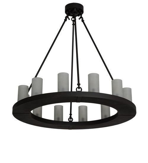 2nd Avenue Loxley 35020-25A Chandelier Light - Wrought Iron