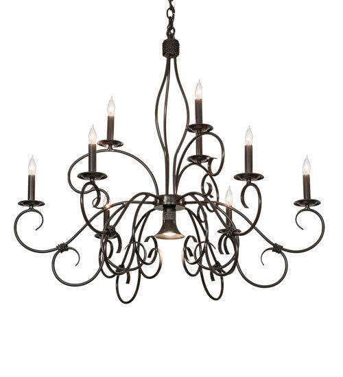 2nd Avenue Grace 87689.40.3TB Chandelier Light - Timeless Bronze