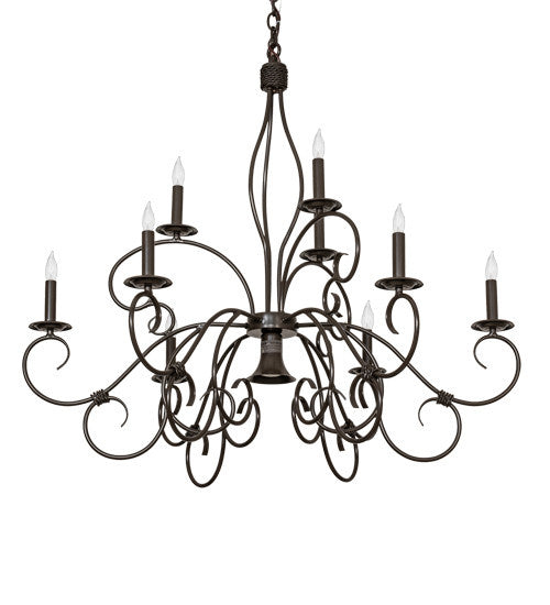 2nd Avenue Grace 87689.40.3TB Chandelier Light - Timeless Bronze