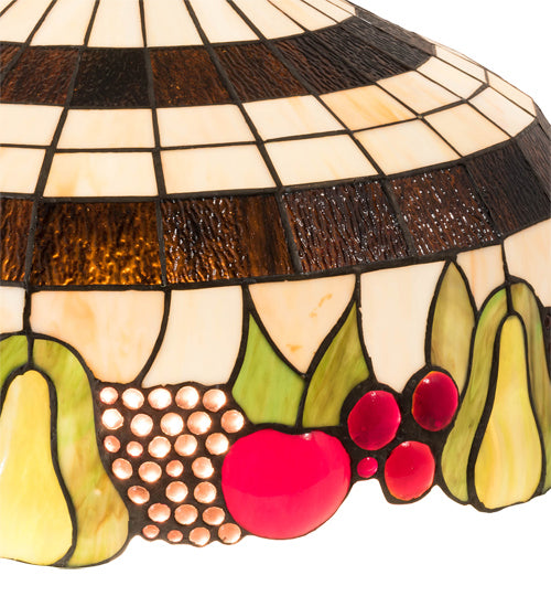 Meyda Tiffany Lighting 10360 Fruit Shade Lamp Shade Multicolored