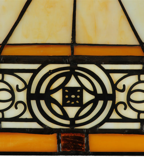 Meyda Tiffany Lighting 141892 Peaches Shade Lamp Shade Bronze / Dark