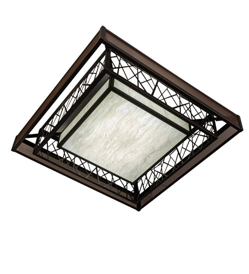 Meyda Tiffany Quadrato 217643 Ceiling Light - Bronze