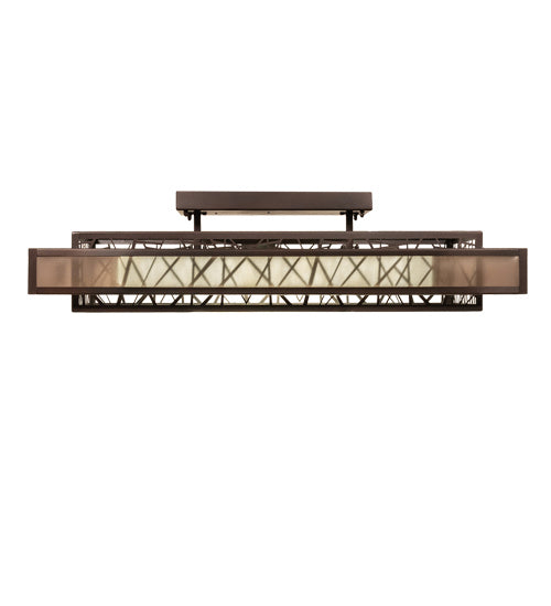 Meyda Tiffany Quadrato 217644 Ceiling Light - Oil Rubbed Bronze