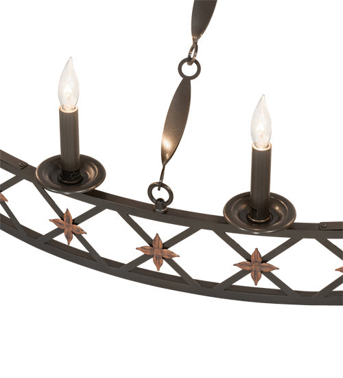 Meyda Tiffany Kingsbridge 218058 Chandelier Light - Bronze