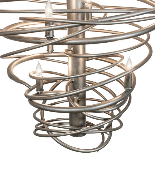 Meyda Tiffany Cyclone 219352 Chandelier Light - Steel