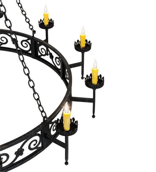 Meyda Tiffany Majella 219839 Chandelier Light - Mahogany Bronze