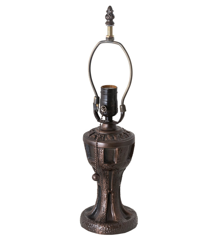 Meyda Tiffany Lighting 224098 Sutter One Light Table Lamp Lamp Bronze / Dark