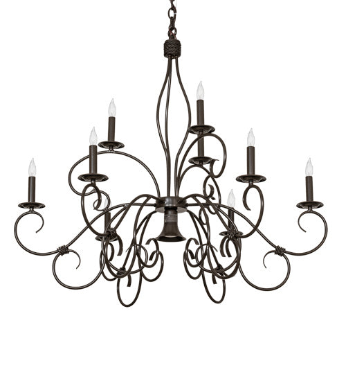 Meyda Tiffany Grace 224136 Chandelier Light - Timeless Bronze