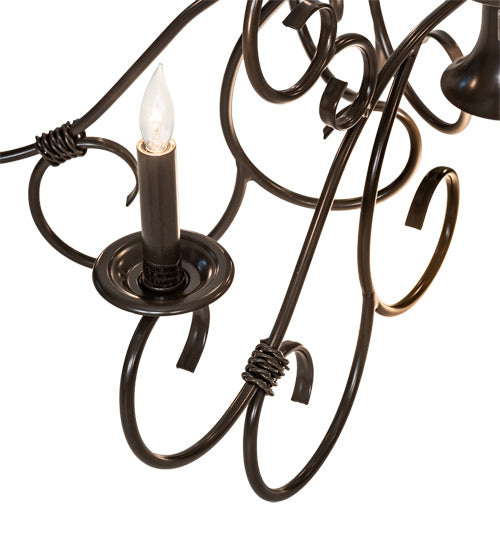 Meyda Tiffany Grace 224136 Chandelier Light - Timeless Bronze
