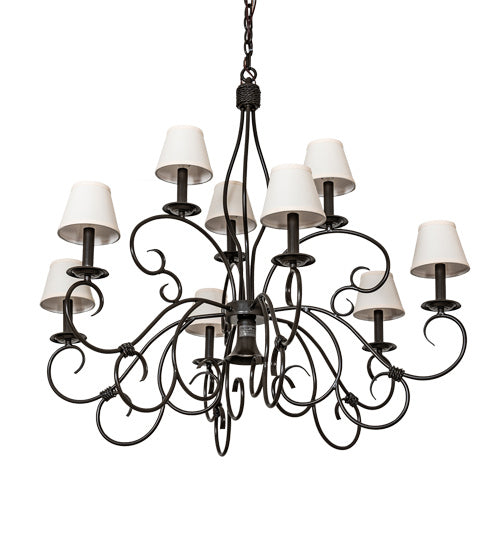 Meyda Tiffany Grace 224138 Chandelier Light - Timeless Bronze