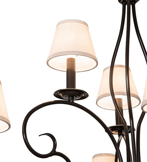 Meyda Tiffany Grace 224138 Chandelier Light - Timeless Bronze