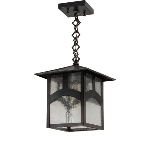 Meyda Tiffany Lighting 39255 Seneca One Light Pendant Outdoor Bronze / Dark