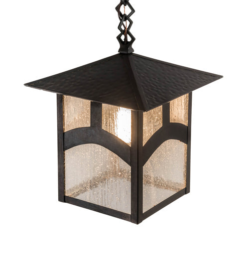 Meyda Tiffany Lighting 39255 Seneca One Light Pendant Outdoor Bronze / Dark