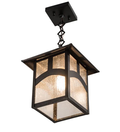 Meyda Tiffany Lighting 39255 Seneca One Light Pendant Outdoor Bronze / Dark