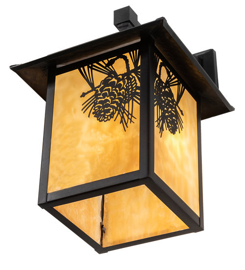 Meyda Tiffany Lighting 41165 Seneca One Light Wall Sconce Outdoor Bronze / Dark