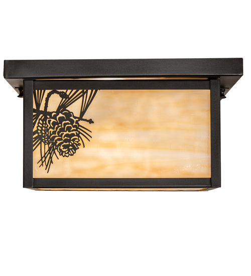 Meyda Tiffany Hyde Park 46268 Ceiling Light - Craftsman Brown