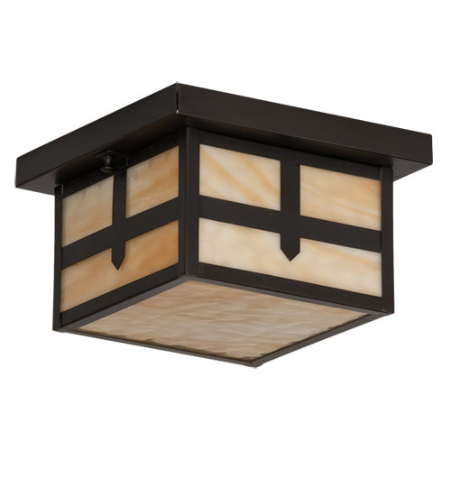 Meyda Tiffany Hyde Park 52717 Ceiling Light - Craftsman Brown