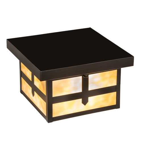 Meyda Tiffany Hyde Park 52717 Ceiling Light - Craftsman Brown