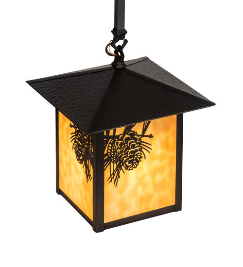 Meyda Tiffany Seneca 61830 Pendant Light - Craftsman Brown