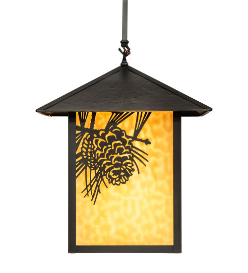 Meyda Tiffany Lighting 80797 Seneca One Light Pendant Outdoor Bronze / Dark