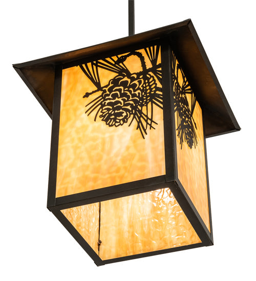 Meyda Tiffany Lighting 80797 Seneca One Light Pendant Outdoor Bronze / Dark