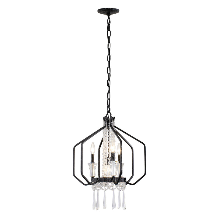 Varaluz Barcelona 270P04OX Chandelier Light - Onyx