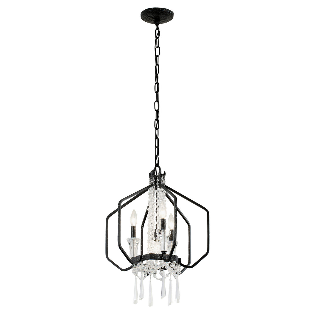 Varaluz Barcelona 270P04OX Chandelier Light - Onyx