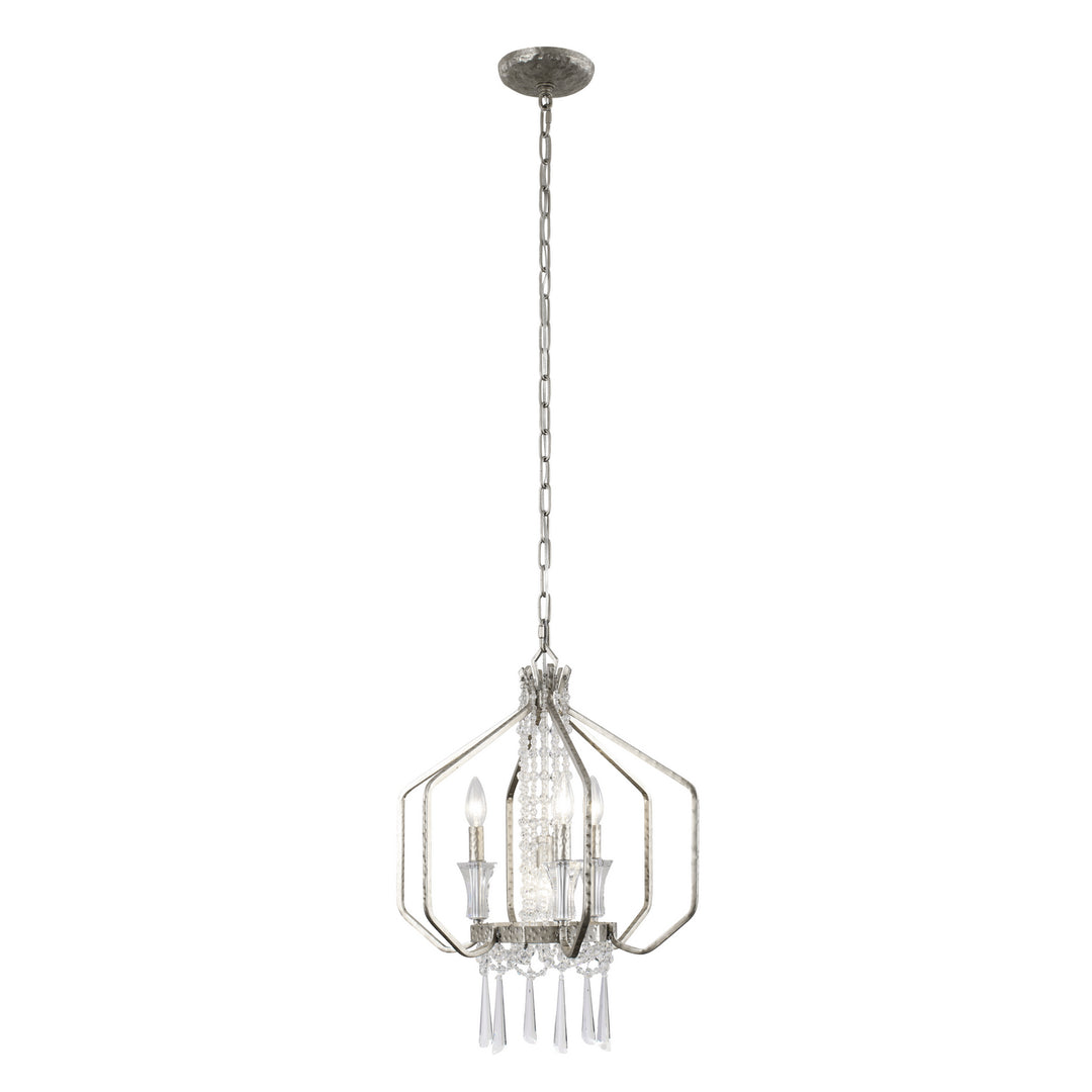 Varaluz Barcelona 270P04TR Chandelier Light - Transcend Silver