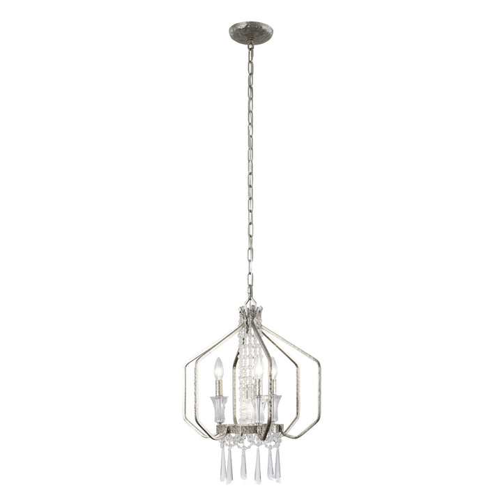 Varaluz Barcelona 270P04TR Chandelier Light - Transcend Silver