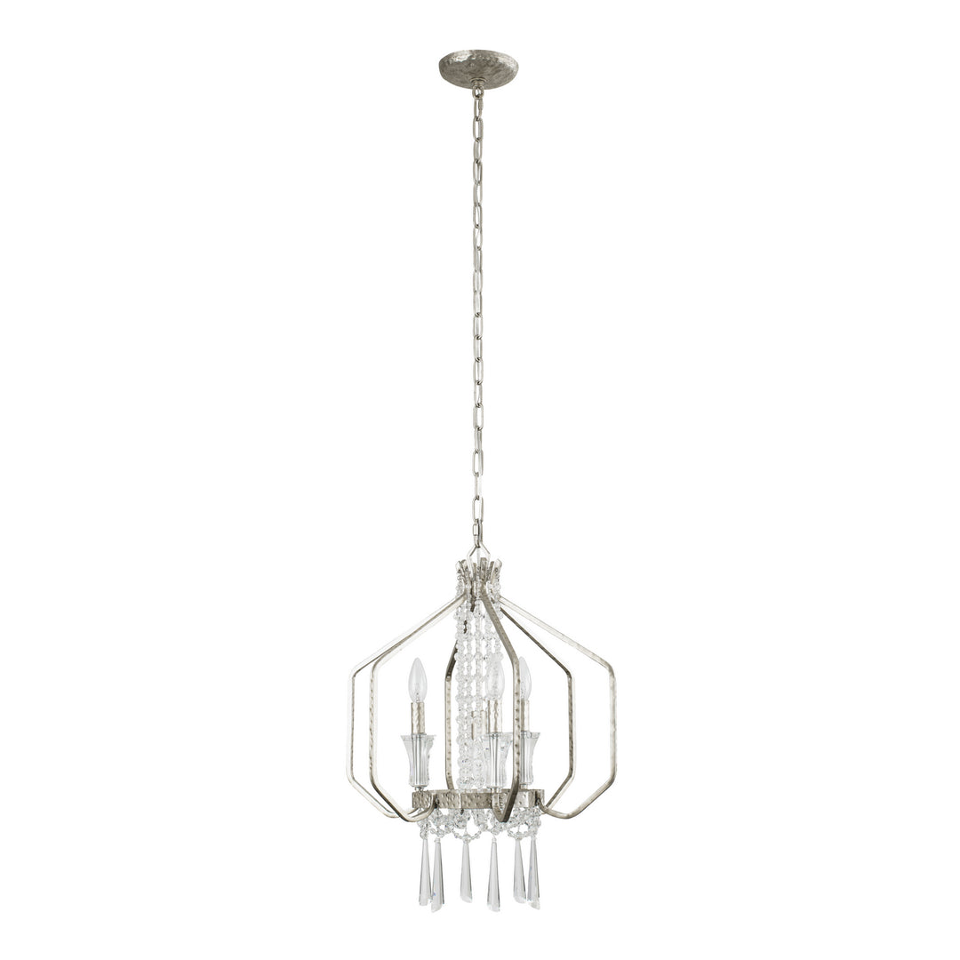 Varaluz Barcelona 270P04TR Chandelier Light - Transcend Silver