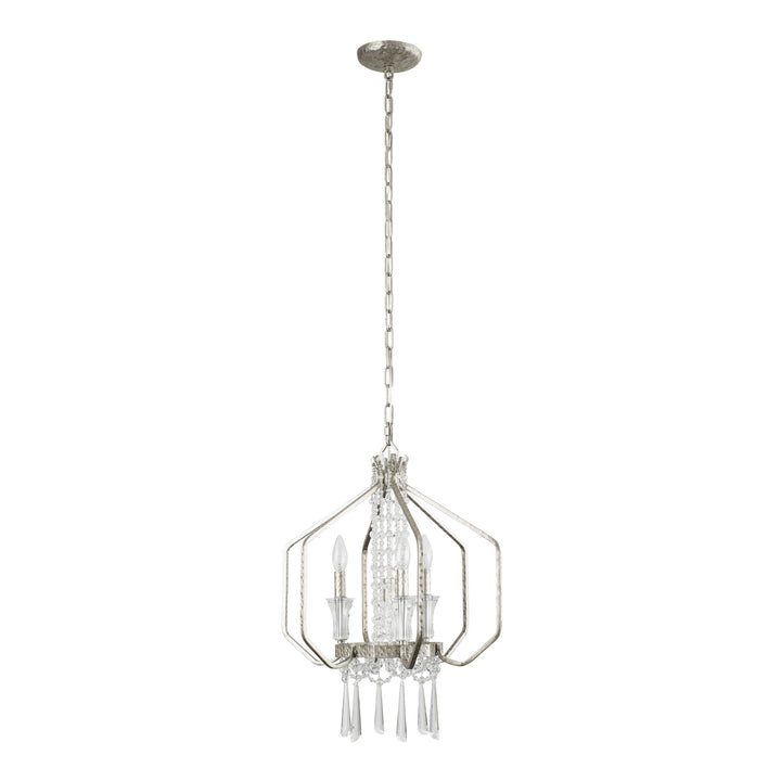 Varaluz Barcelona 270P04TR Chandelier Light - Transcend Silver