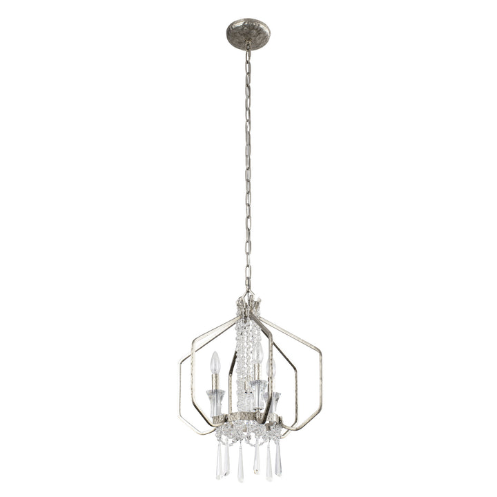 Varaluz Barcelona 270P04TR Chandelier Light - Transcend Silver