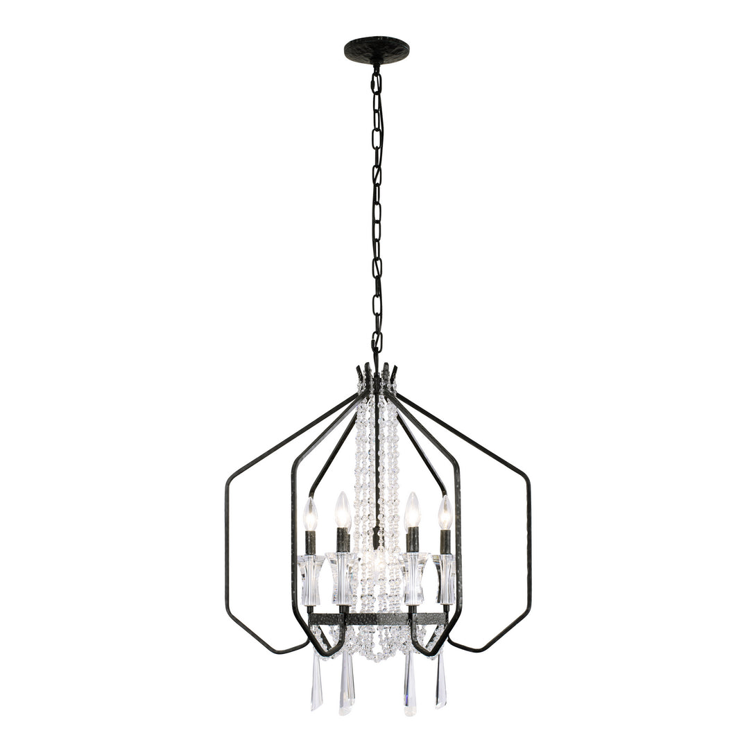 Varaluz Barcelona 270P07OX Chandelier Light - Onyx