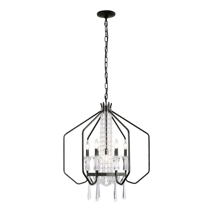Varaluz Barcelona 270P07OX Chandelier Light - Onyx
