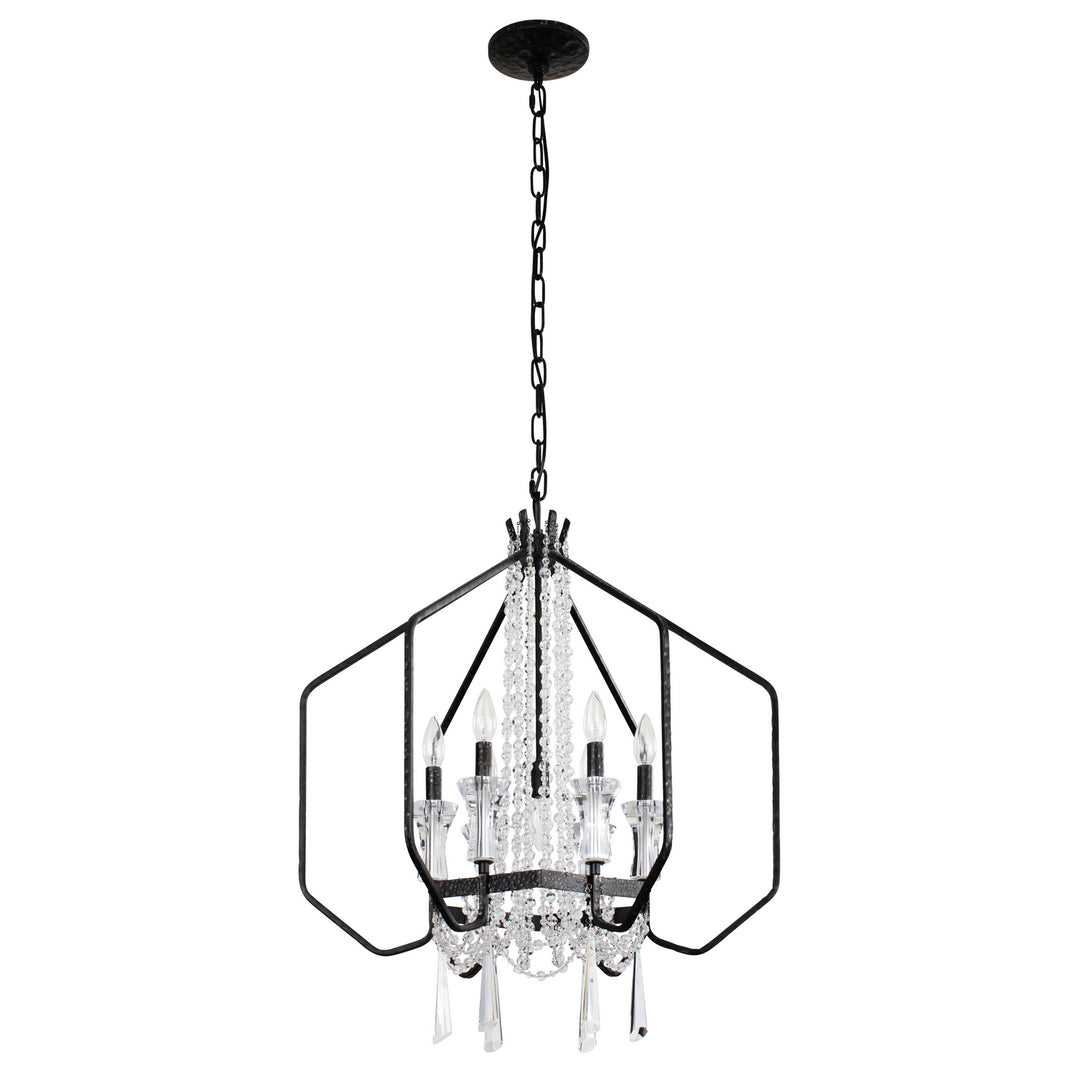 Varaluz Barcelona 270P07OX Chandelier Light - Onyx